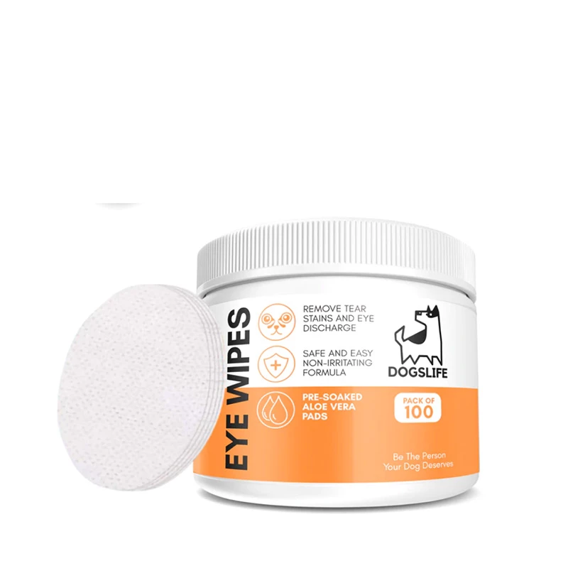 DOGSLIFE - SALVIETTE PER LA PULIZIA DEGLI OCCHI A BASE DI ALOE VERA - immagine 2