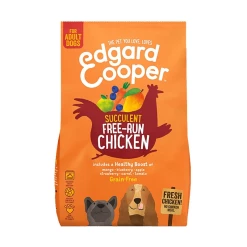 EDGARD & COOPER - CANE - CARNE FRESCA DI POLLO ALLEVATO A TERRA CON MANGO, MIRTILLI, MELA E CAROTA
