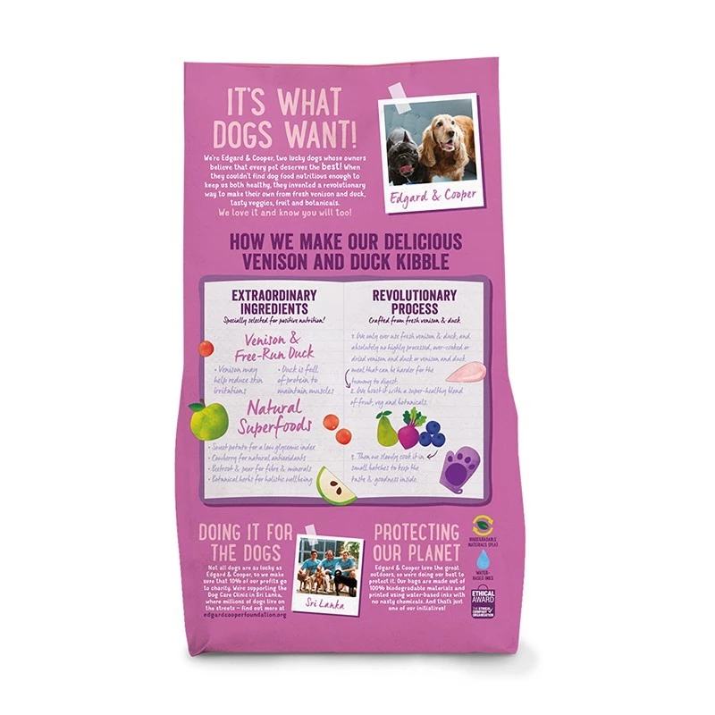 EDGARD & COOPER - CARNE FRESCA DI CERVO E ANATRA ALLEVATA A TERRA - immagine 2