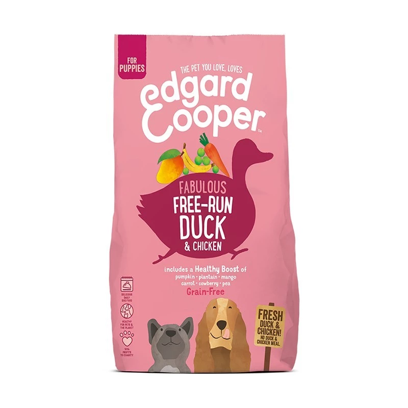 EDGARD & COOPER - PUPPY -CARNE FRESCA DI POLLO E ANATRA ALLEVATI A TERRA