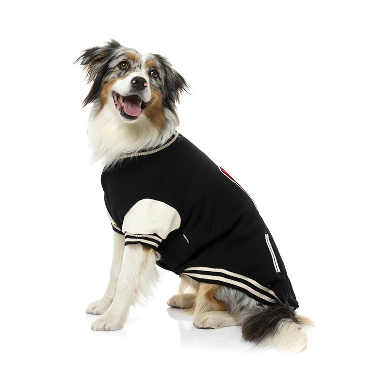 FUZZYARD - THE LETTERMAN JACKET - NERO - immagine 4