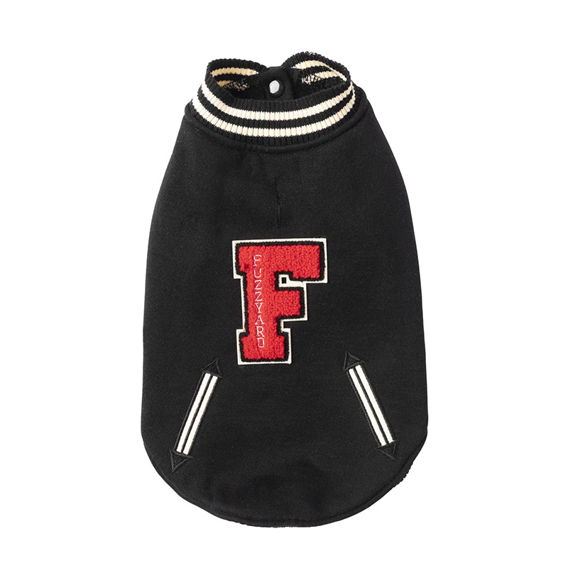 FUZZYARD - THE LETTERMAN JACKET - NERO