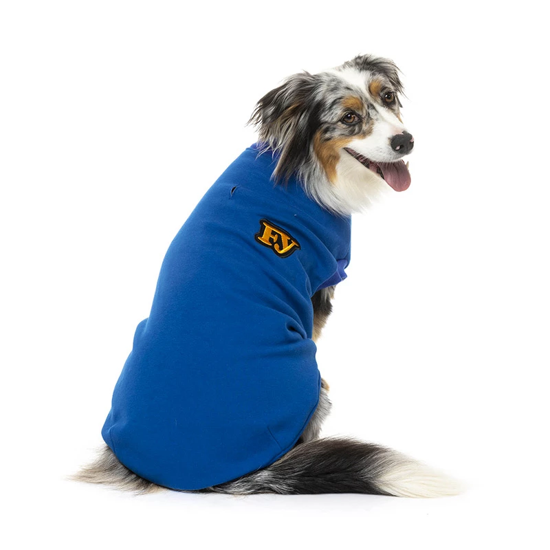 FUZZYARD - THE WOOF - FELPA BLU - immagine 2