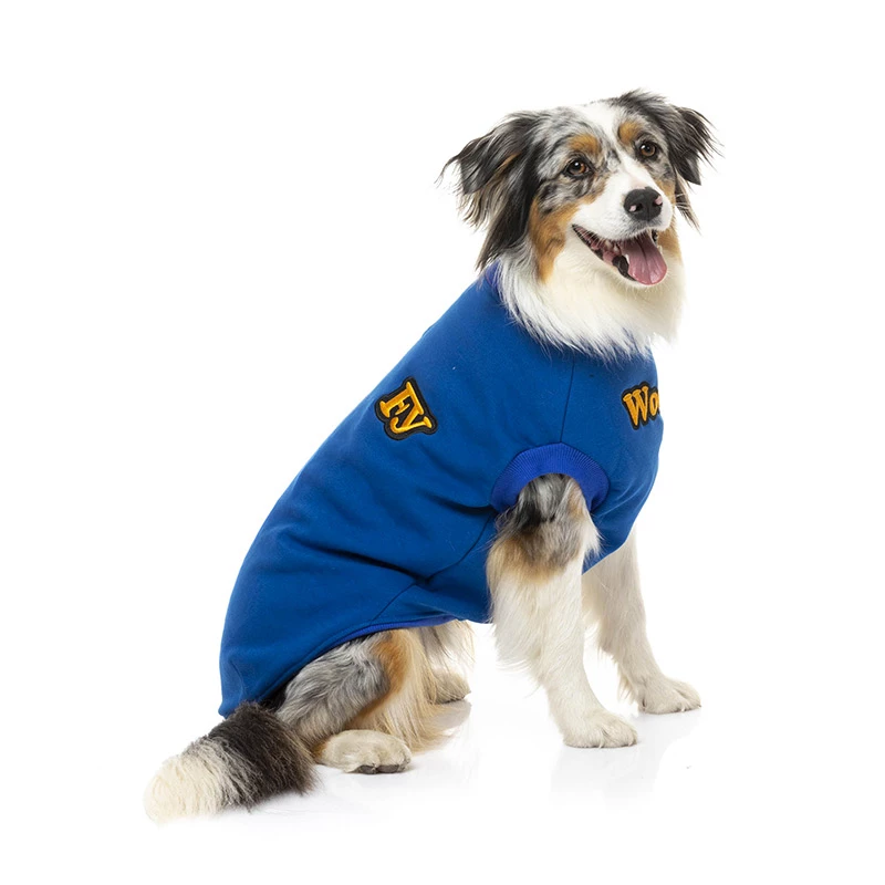 FUZZYARD - THE WOOF - FELPA BLU - immagine 4