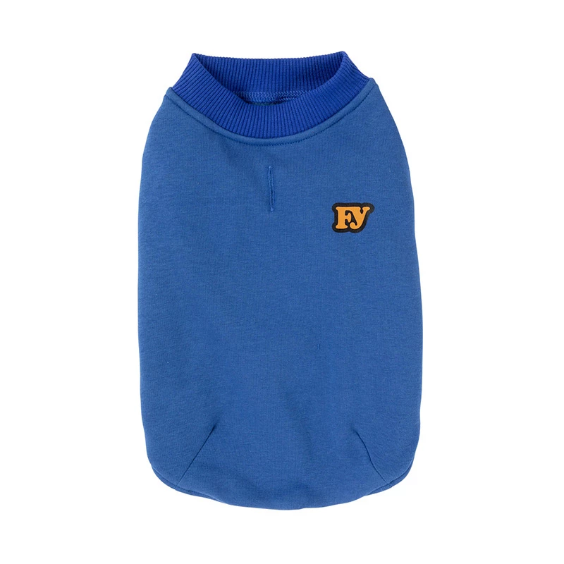 FUZZYARD - THE WOOF - FELPA BLU