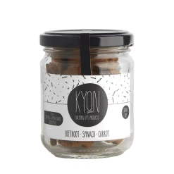 KYON - BISCOTTI CON BARBABIETOLA, SPINACI E CAROTE