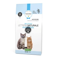 NATURAL DERMA PET - LETTIERA NATURALE AL MAIS ANTIODORE 20 LITRI