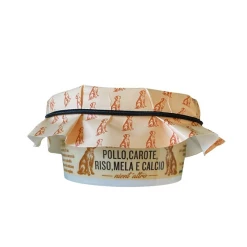 PAPPIFICIO PELITTA - POLLO CON CAROTE,RISO,MELA E CALCIO