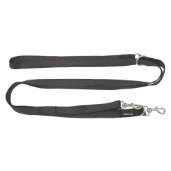 PERROS LIFE - GUINZAGLIO 3M REGOLABILE CON DOPPIO MOSCHETTONE NERO
