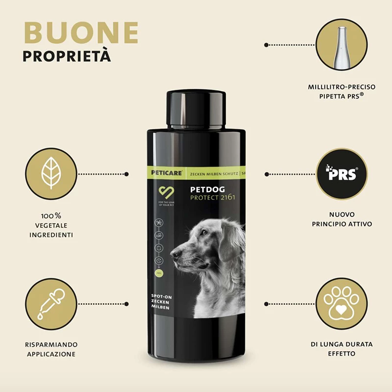 PETICARE - PROTECT 2161 - ANTIZECCHE E ANTIACARI SPOT-ON - immagine 2