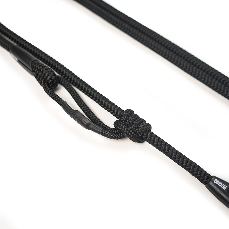 RINGHIO - GUINZAGLIO TOTAL BLACK MOSCHETTONE CLIMB 300CM