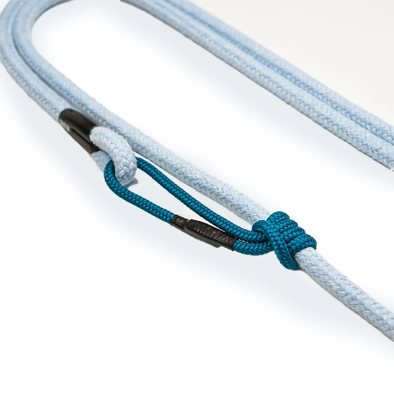 RINGHIO - LINEA COTONE ECO - GUINZAGLIO MIRTILLO MOSCHETTONE CLASSICO 180CM - immagine 2