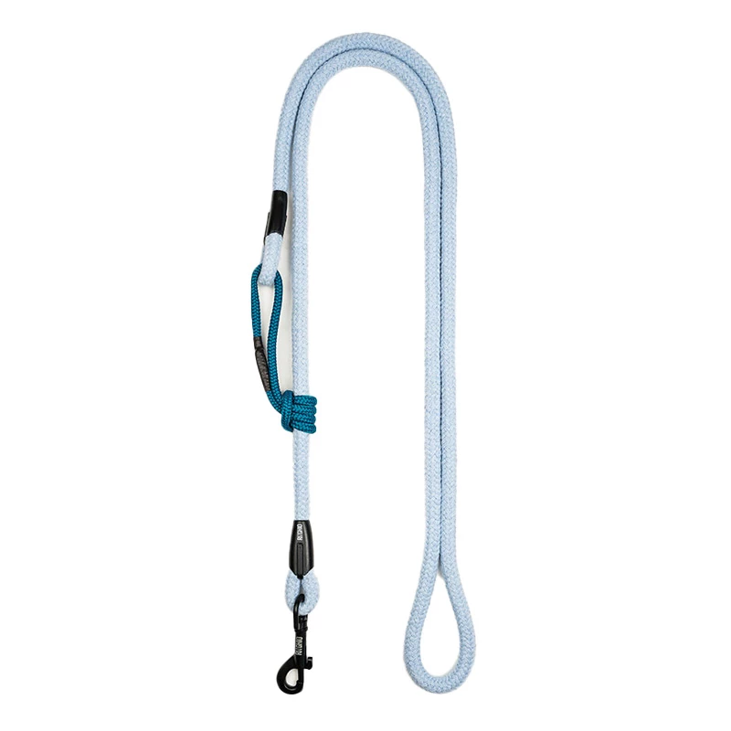 RINGHIO - LINEA COTONE ECO - GUINZAGLIO MIRTILLO MOSCHETTONE CLASSICO 180CM