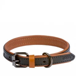 RUKKA PET RUKKA - COLLARE IN PELLE NERO