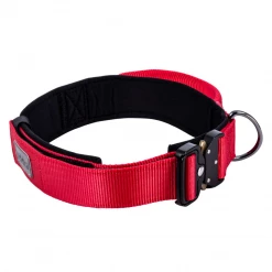 RUKKA PET RUKKA - COLLARE MISSION CON MANIGLIA ROSSO
