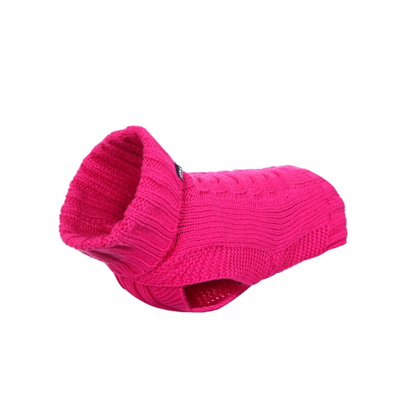 RUKKA PET RUKKA - WOOLY MAGLIONCINO A COLLO ALTO ROSA