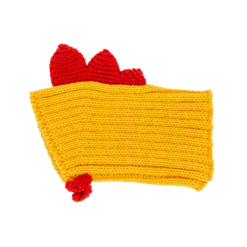 Bio Pet Store SCALDACOLLO E COPRI ORECCHIE FATTO A MANO - GALLO - immagine 2