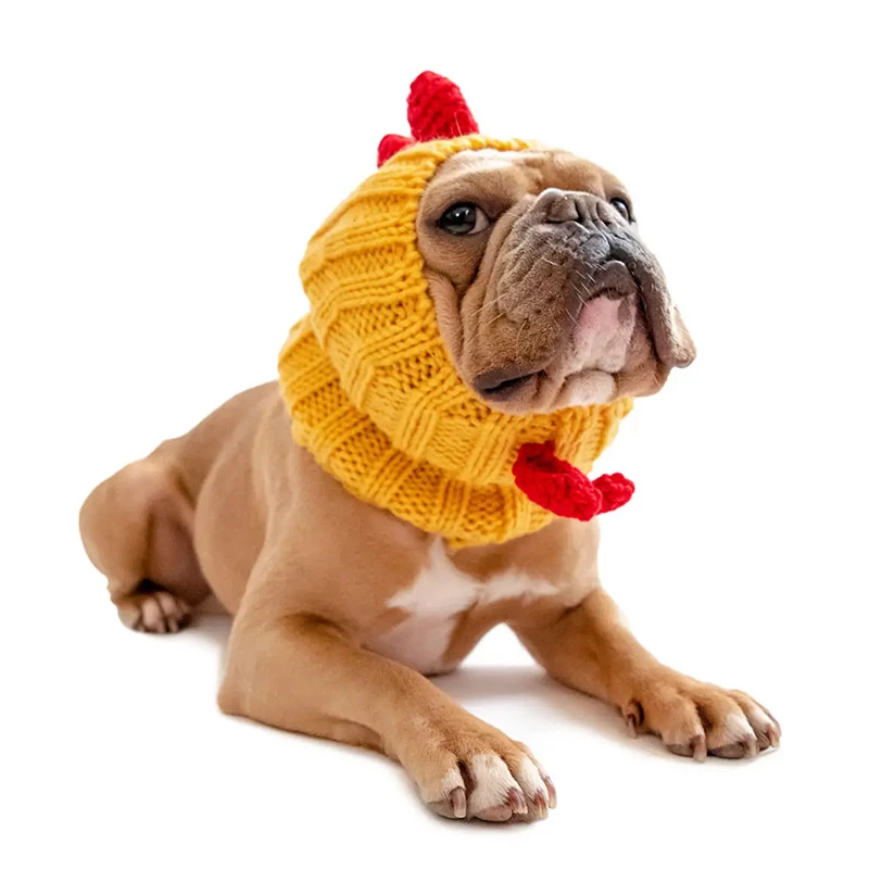 Bio Pet Store SCALDACOLLO E COPRI ORECCHIE FATTO A MANO - GALLO - immagine 4