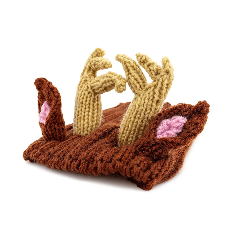 Bio Pet Store SCALDACOLLO E COPRI ORECCHIE FATTO A MANO - RENNA - immagine 3