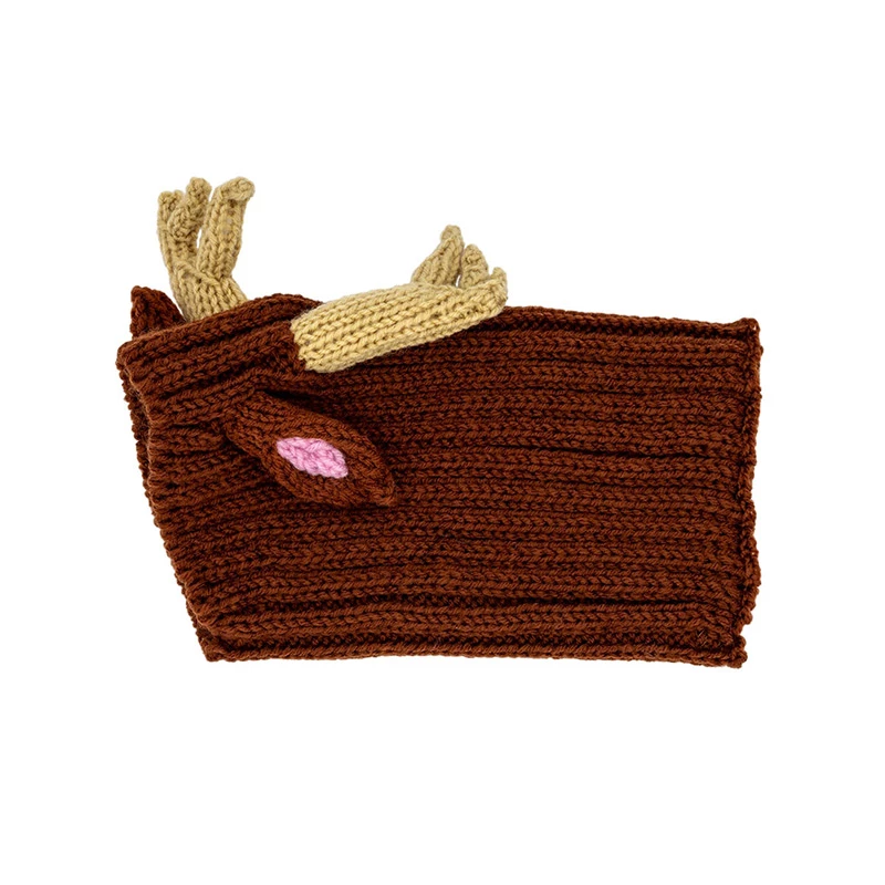 Bio Pet Store SCALDACOLLO E COPRI ORECCHIE FATTO A MANO - RENNA - immagine 4