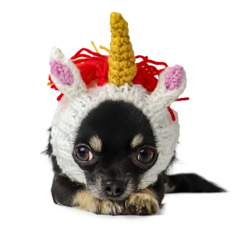 Bio Pet Store SCALDACOLLO E COPRI ORECCHIE FATTO A MANO - UNICORNO - immagine 7