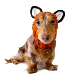 Bio Pet Store SCALDACOLLO E COPRI ORECCHIE FATTO A MANO - VOLPE