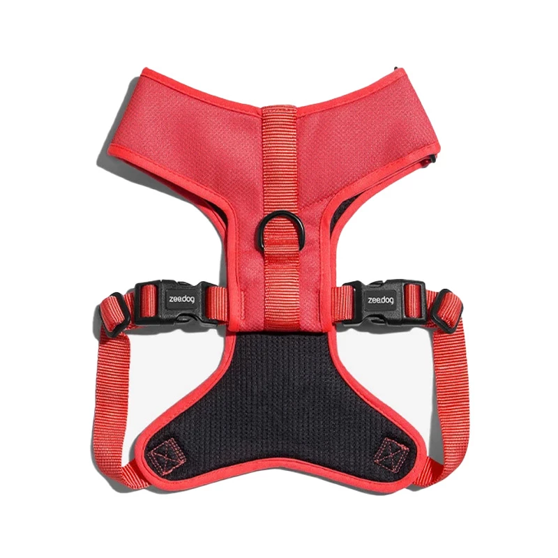 Zee.Dog ZEE DOG - PETTORINA MESH PLUS REGOLABILE - NEON CORAL - immagine 2